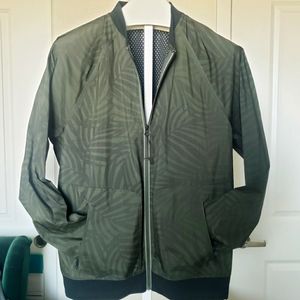 Palm Print Activewear Jacket